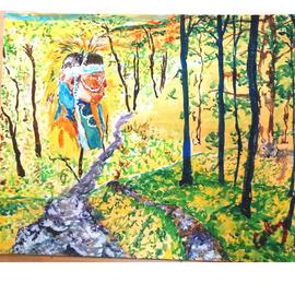 Jack Earley Artwork Assiniboine, 2014 Other Painting, Indiginous