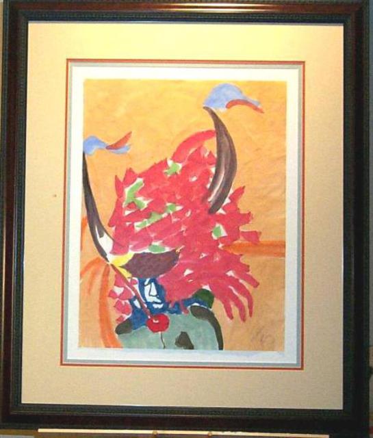 Artist Jack Earley. 'Buffalo Dancer' Artwork Image, Created in 1990, Original Other. #art #artist