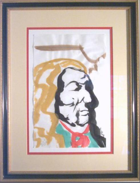 Artist Jack Earley. 'Red Cloud' Artwork Image, Created in 1990, Original Other. #art #artist