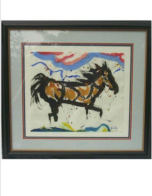 Jack Earley  'Speckled Horse', created in 1990, Original Other.