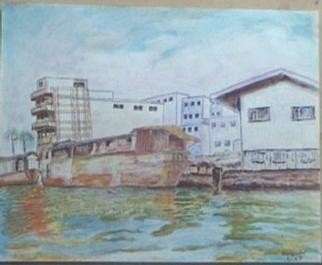 Artist Richard Wynne. 'Bangkok River Scene' Artwork Image, Created in 2001, Original Photography Color. #art #artist