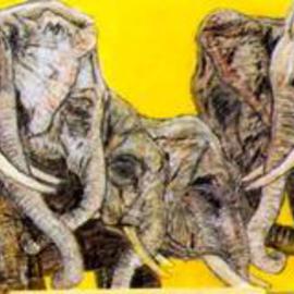 Richard Wynne: 'Chang', 1998 Other Painting, Animals. Artist Description: I have an autistic son who is my 
