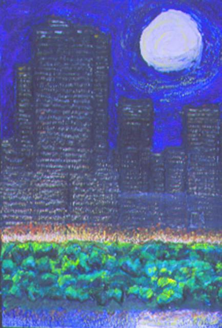 Artist Richard Wynne. 'City Night' Artwork Image, Created in 2004, Original Photography Color. #art #artist