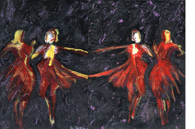 Artist Richard Wynne. 'Dancers' Artwork Image, Created in 2007, Original Photography Color. #art #artist