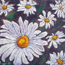 Richard Wynne: 'Flowers', 2010 Oil Painting, Floral. Artist Description:  floral_ wild flowers_ nature_ oil_ representational   ...