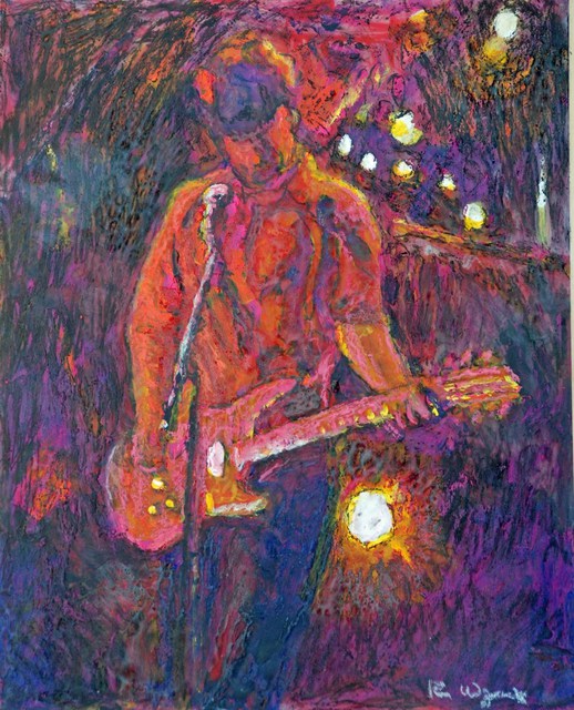 Artist Richard Wynne. 'Folk Singer' Artwork Image, Created in 2008, Original Photography Color. #art #artist
