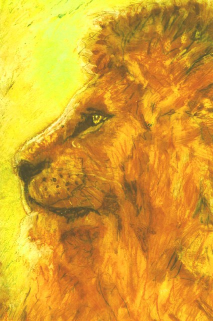 Richard Wynne  'Lion', created in 2002, Original Photography Color.