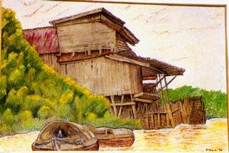 Artist Richard Wynne. 'River Scene' Artwork Image, Created in 1995, Original Photography Color. #art #artist