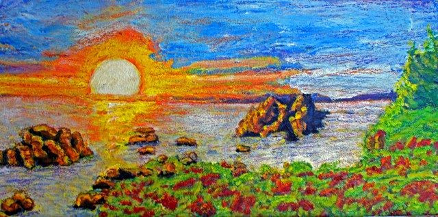 Artist Richard Wynne. 'Sunset' Artwork Image, Created in 2010, Original Photography Color. #art #artist