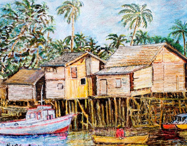 Artist Richard Wynne. 'Thai Harbor' Artwork Image, Created in 2011, Original Photography Color. #art #artist