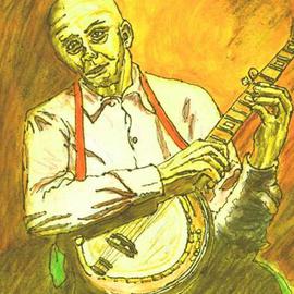 the banjo player By Richard Wynne