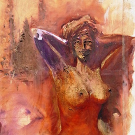 Eddy Lubis Artwork Nude, 2016 Oil Painting, Nudes