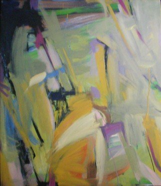 Edgar Bonne: 'Ochre II', 2015 Oil Painting, Abstract. 