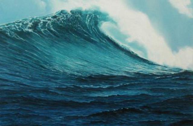 Artist Edna Schonblum. 'Jaws' Artwork Image, Created in 2005, Original Painting Oil. #art #artist