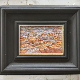 Edna Schonblum: 'bahia', 2022 Oil Painting, Seascape. Artist Description: a quick view from bahia s sea...