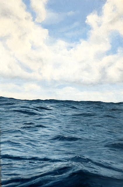 Artist Edna Schonblum. 'High Sea 38' Artwork Image, Created in 2021, Original Painting Oil. #art #artist
