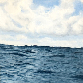 Edna Schonblum: 'high sea 38', 2021 Oil Painting, Seascape. Artist Description: an oil painting from a high sea hoping it will bring peace and joy as I had painting it. ...