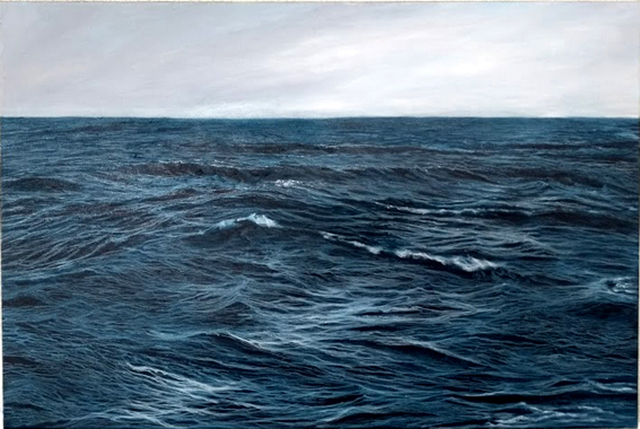 Edna Schonblum  'High Sea Number 18', created in 2020, Original Painting Oil.