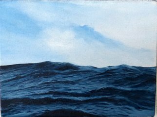 Edna Schonblum: 'quarantine number 5', 2020 Oil Painting, Seascape. at home in covid s quarantine painting places I wanted to be...