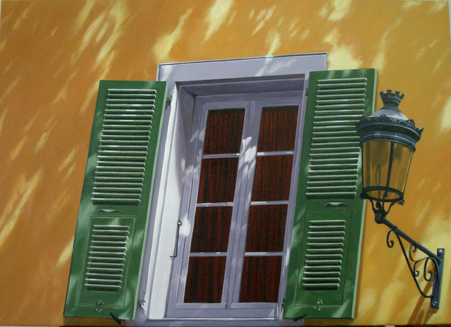 Edna Schonblum  'Shadows', created in 2013, Original Painting Oil.