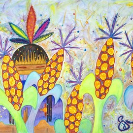 Grows Corn By Edward Guzman
