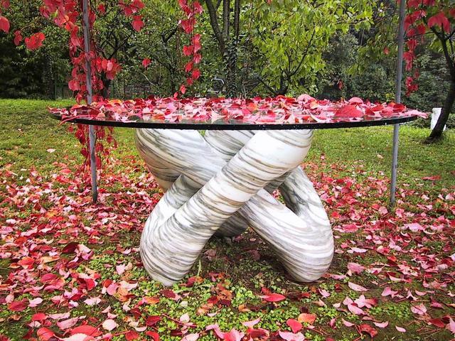 Andrew Wielawski  'Moebius Table', created in 2002, Original Sculpture Bronze.