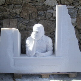 Mykonian Man sculpture By Andrew Wielawski