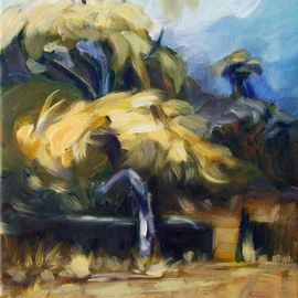 Elena Sokolova: 'Tree', 2015 Oil Painting, Landscape. Artist Description:  Tree ...