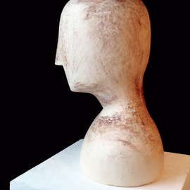 Elisaveta Sivas: 'we have no individual soul', 2024 Clay Sculpture, Conceptual. Artist Description: This is a sculpture from my series of clay sculpture CREATOR A- I(c) CREATOR I
