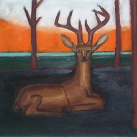 Red deer By Vyacheslav Panichev