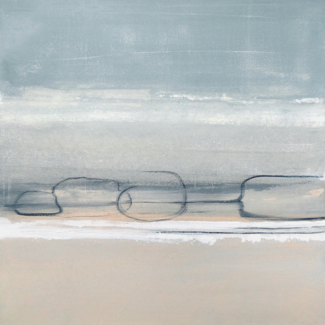 Elwira Pioro  'Coastal Whispers', created in 2015, Original Painting Acrylic.