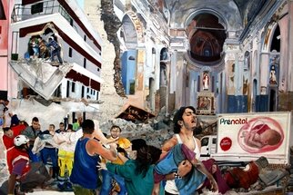 Silvano Battimiello: 'reset', 2017 Oil Painting, Figurative. Nessuna descrizione...