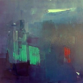 Emilio Merlina: 'Clean City', 2016 Oil Painting, Fantasy. Artist Description:  on canvas ...
