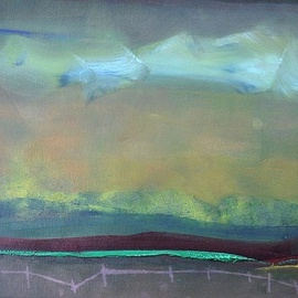 Emilio Merlina: 'Promised Land', 2013 Oil Painting, Fantasy. 