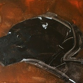 Emilio Merlina: 'african sun', 2018 Oil Painting, Fantasy. Artist Description: on laminated panel...