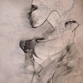 Emilio Merlina: 'anger', 2013 Charcoal Drawing, Fantasy. 
