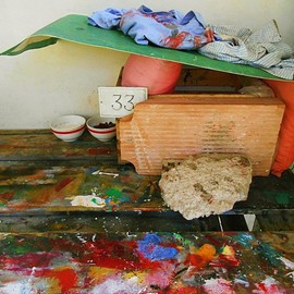 Emilio Merlina: 'at house number 33', 2014 Color Photograph, Fantasy. Artist Description:     on canvas    ...
