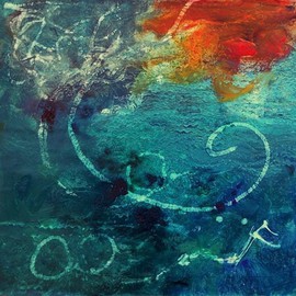 Emilio Merlina: 'back into my deep sea ', 2011 Oil Painting, Fantasy. Artist Description:  oil on canvas ...