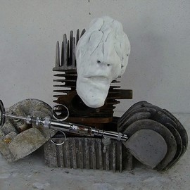 Emilio Merlina: 'beating a dead horse', 2006 Mixed Media Sculpture, Inspirational. 