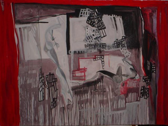 Artist Emilio Merlina. 'Black And White Dancing Together' Artwork Image, Created in 2003, Original Optic. #art #artist