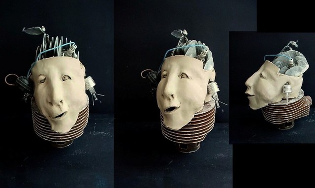 Artist Emilio Merlina. 'Brain Drain' Artwork Image, Created in 2008, Original Optic. #art #artist