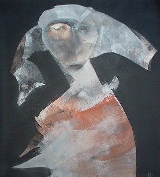 Emilio Merlina: 'course of time', 2009 Mixed Media, Representational.  acrylic and charcoal on canvas  ...