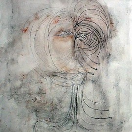 Emilio Merlina: 'dead letter', 2007 Charcoal Drawing, Inspirational. Artist Description:  charcoal on canvas ...