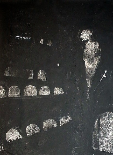 Artist Emilio Merlina. 'Difference Of Opinion Necropolis' Artwork Image, Created in 2008, Original Optic. #art #artist