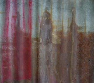 Emilio Merlina: 'dreamer king', 2004 Mixed Media Sculpture, Inspirational. acrylic on rusty iron corrugate plate...