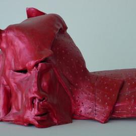 Emilio Merlina: 'hell angel', 1993 Ceramic Sculpture, Inspirational. Artist Description: sculpture terracotta...