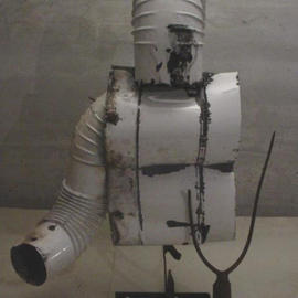 Emilio Merlina: 'i am back', 2003 Mixed Media Sculpture, Inspirational. Artist Description: rusty iron sculpture...