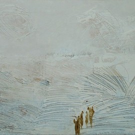 Emilio Merlina: 'in a silent place', 2018 Oil Painting, Fantasy. Artist Description: canvas...