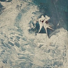 Emilio Merlina: 'just a dive', 2016 Acrylic Painting, Fantasy. Artist Description:         on cardboard        ...