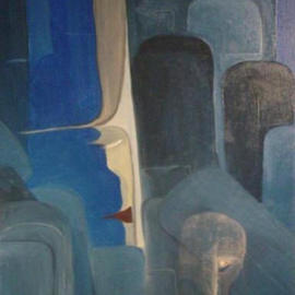 Emilio Merlina: 'love ghost', 2003 Oil Painting, Inspirational. Artist Description: oil on canvas...